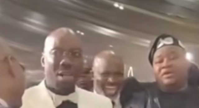 Pastor Jerry Eze and Daddy Freeze spotted live at Obi Cubana’s 50th birthday ceremony