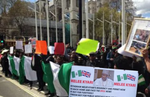 HUNDREDS STORM COMMISSION IN LONDON, DEMAND DEPORTATION OF MELE KYARI