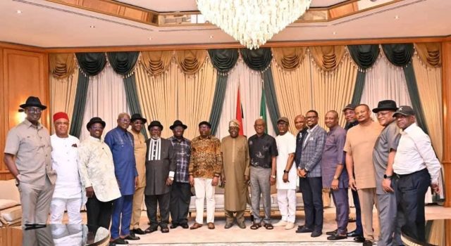 Political Tension in Rivers: Tinubu Hosts Crucial Late-Night Meeting With Wike, Fubara, and Lawmakers📍 Source: www.frontnaija.com