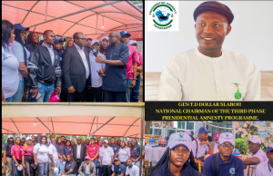 General Elaye Slaboh Commends Otuaro, Charges PAP Beneficiaries Departing to UK to Excel in Studies.