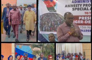 OTUARO STRENGTHENS TIES WITH NIGER DELTANS IN LAGOS.