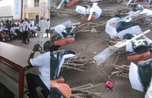 Ogbia Reps Member Distributes Cassava Stems, Rain Boots, Machetes as Critics Compare Actions with Other Constituency Projects.
